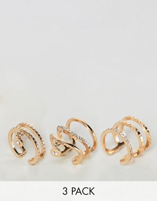 New Look Multi Pack Of Stacking Rings