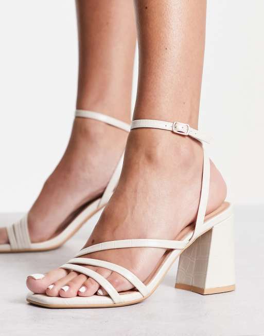 Off white hot sale heeled sandals