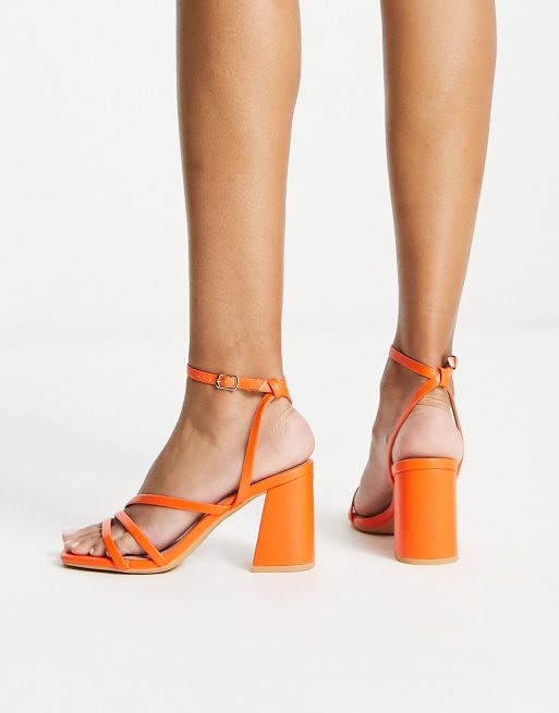 New look orange sandals hot sale
