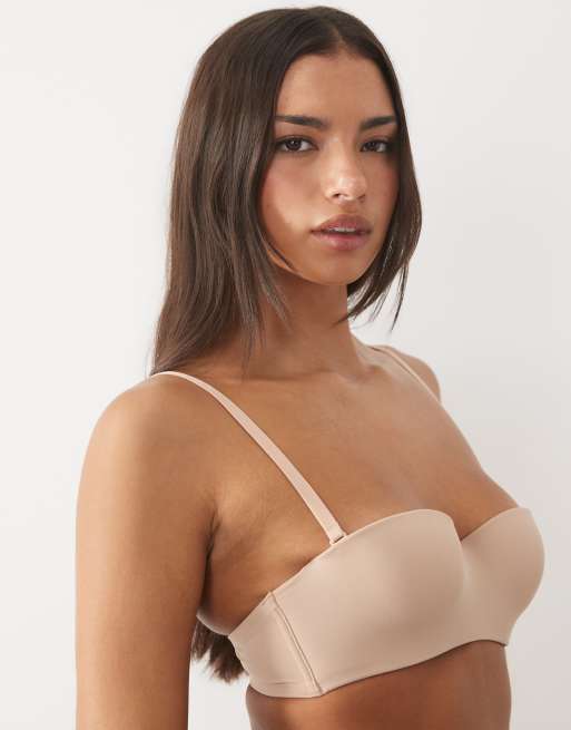 New Look multiway balconette strapless bra in beige, 4 of 4