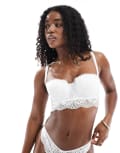 [New Look] New Look multiway strapless lace bra in white 32B WHITE