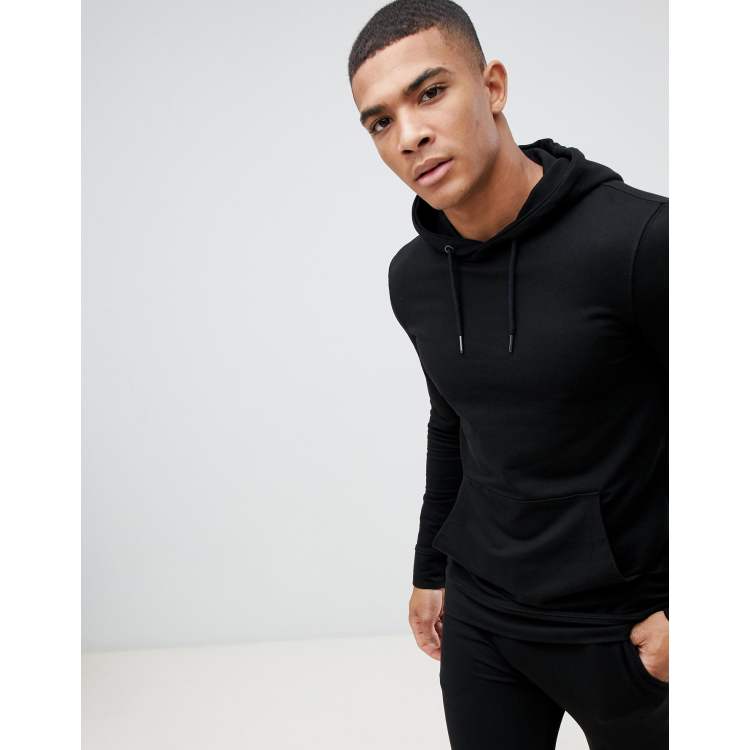 Muscle fit outlet hoodie uk