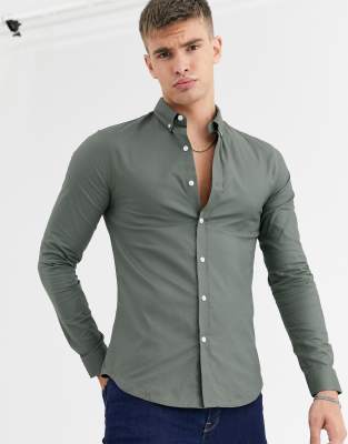 dress shirt muscle fit