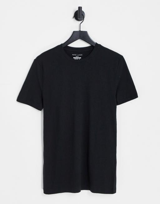 New Look muscle fit t-shirt in black | ASOS