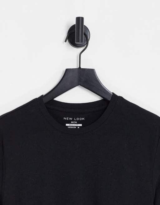 New Look muscle fit t-shirt in black, 2 of 4