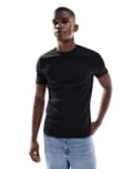 [New Look] New Look muscle fit t-shirt in black XL 01 - black