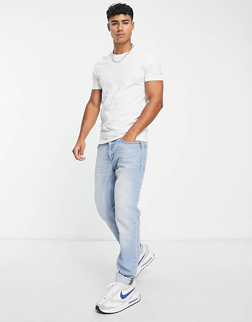 undskyld Forkert Elevator New Look muscle fit t-shirt in white | ASOS