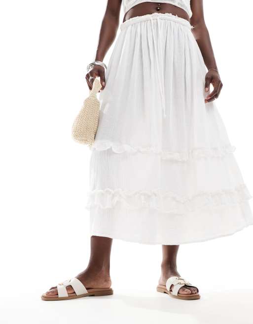 New Look – Naturvita platta sandaler med spännen, 3 av 4