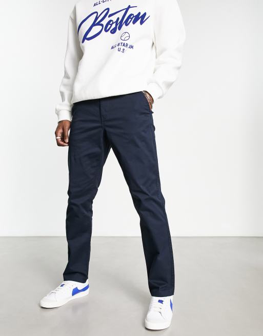 New Look - Navyfarvede smalle chinobukser