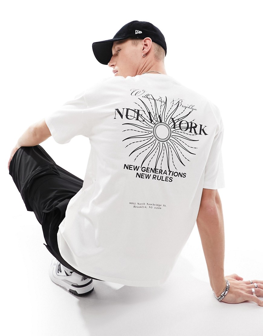 New Look 'New York' graphic tee in white
