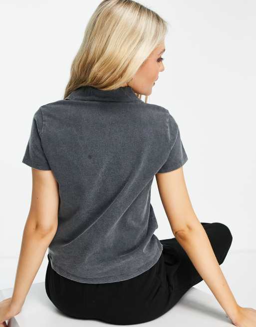 New Look - Newport - Poloshirt met logo in grijs, 2 van 4
