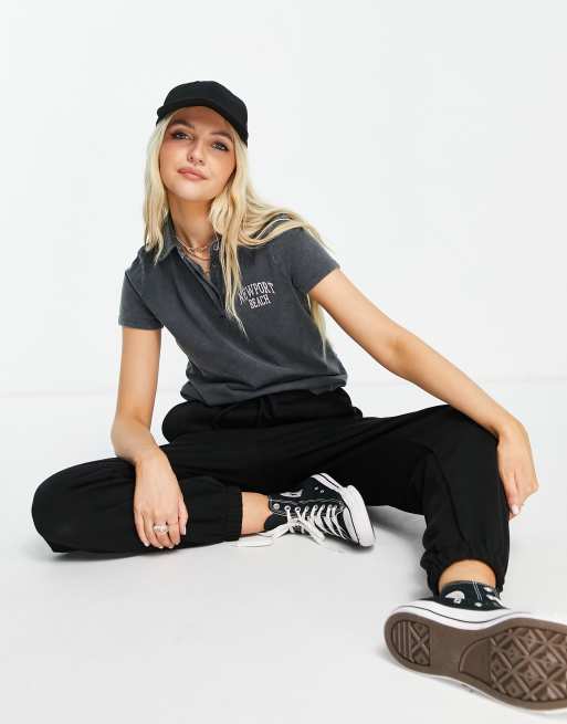 New Look - Newport - Poloshirt met logo in grijs, 4 van 4