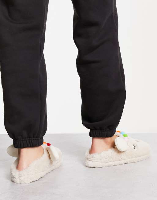 Llama slippers clearance new look