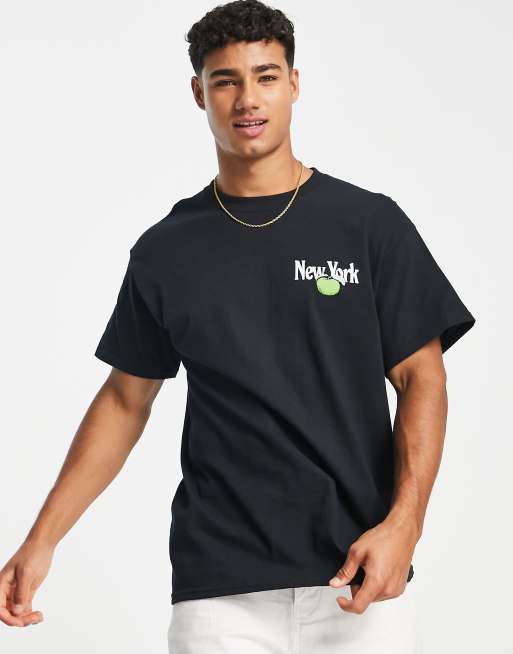 Black apple t clearance shirt