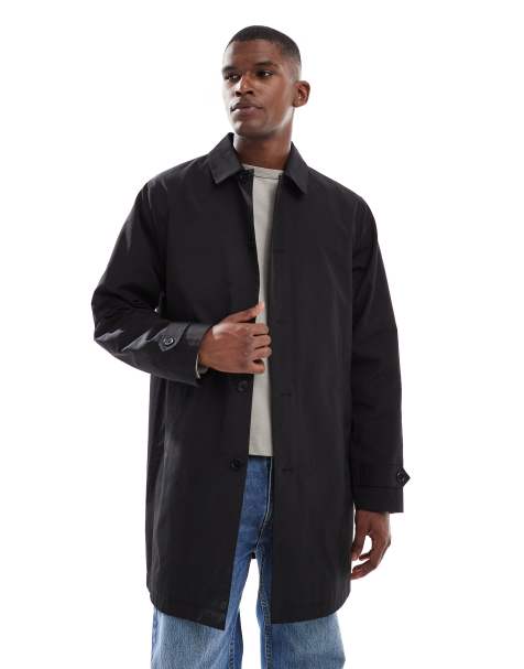 New Look nylon car coat in black - view 1