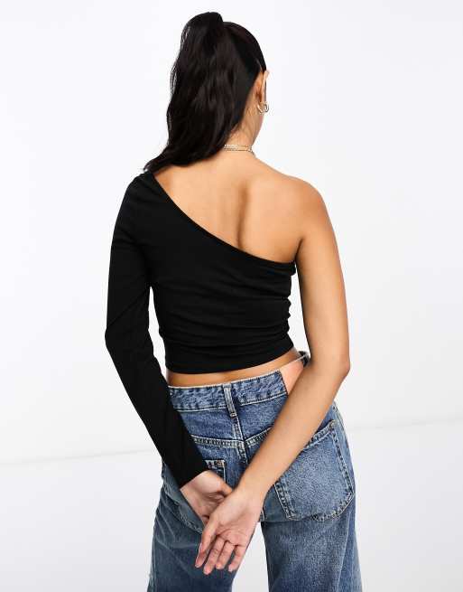 New look one shoulder top online