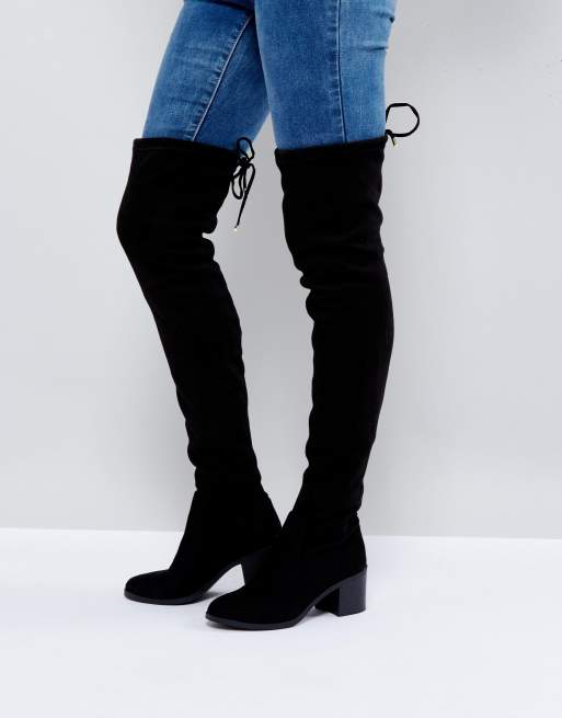 Newlook over 2025 the knee boots