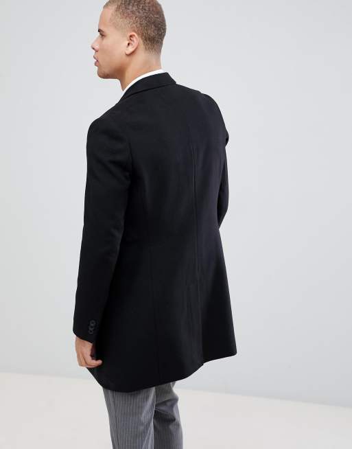 New Look overcoat in black, 2 of 4