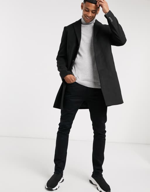 New look overcoat outlet mens