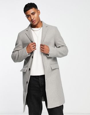 New Look overcoat in grey