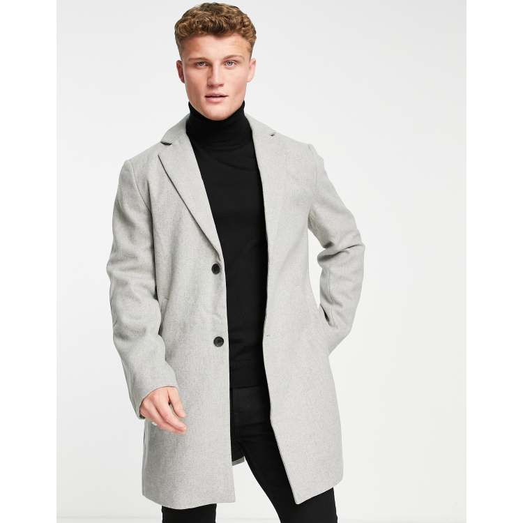 New look cheap mens overcoat