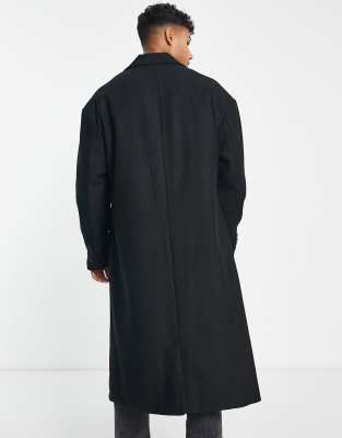 black wool coat new look