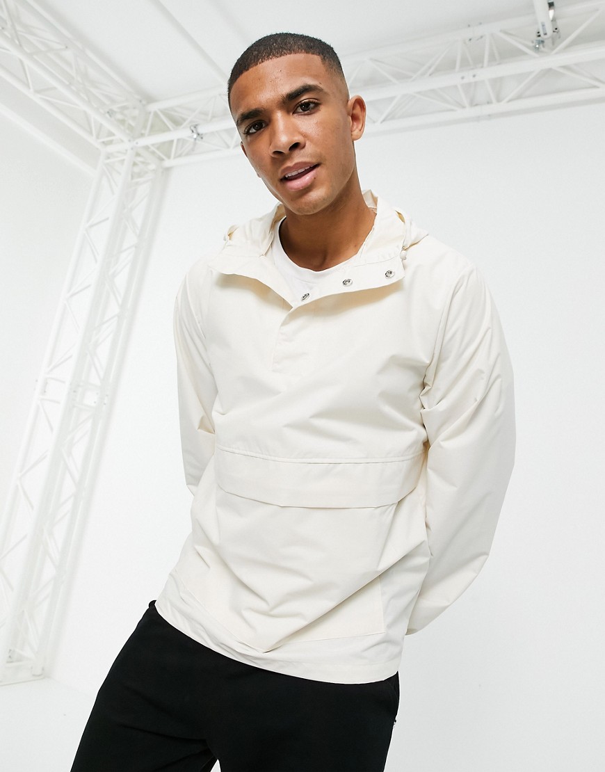 New Look overhead jacket with pouch pocket in off white