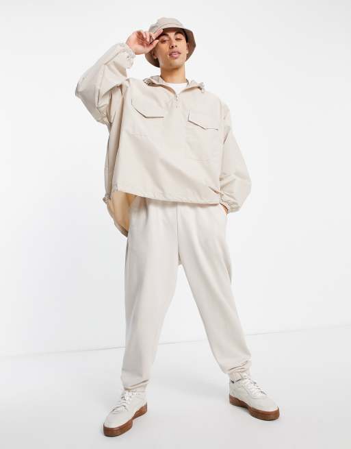 New Look overhead utility jacket in stone, 4 of 4