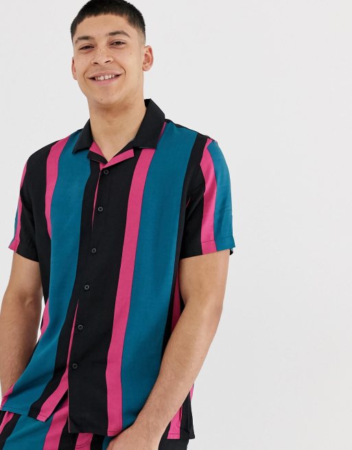 New Look - Gestreepte combi-set in groen, 2 van 3