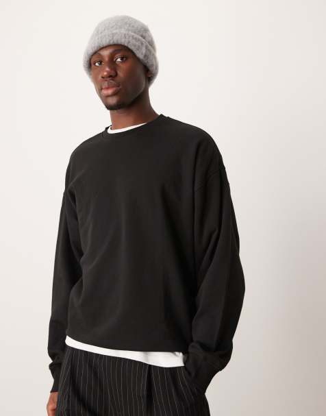 New Look – Oversize-Sweatshirt in Schwarz - view 1