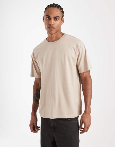 New Look – Oversize-T-Shirt in Hellbraun - view 1