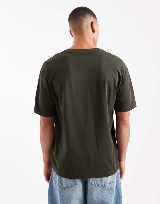 New Look – Oversize-T-Shirt in Khaki, 3 von 5