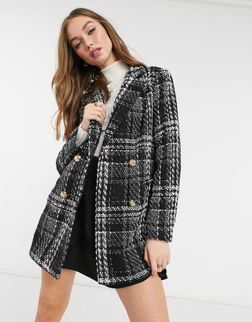 New look shop check jacket