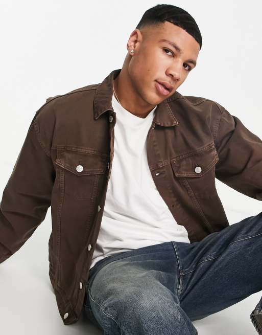 Buy Brown Denim Jacket for Men