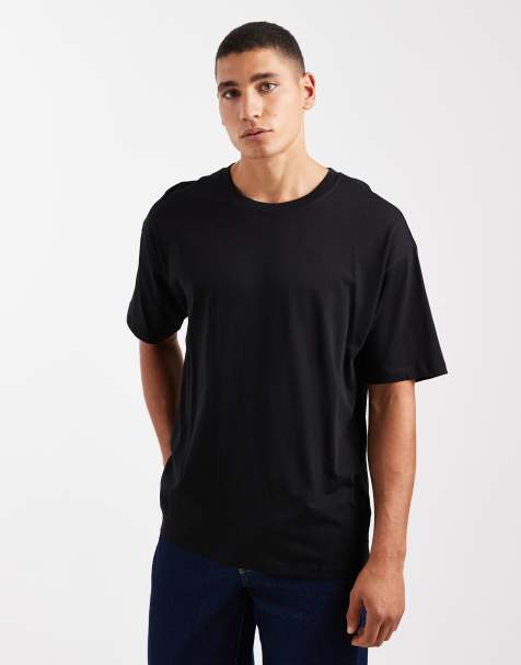 New Look oversized fit t-shirt in black - view 1