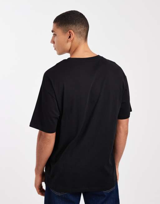 New Look oversized fit t-shirt in black, 3 of 5