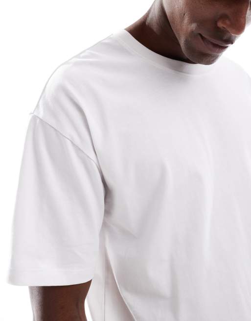 New Look oversized fit t-shirt in white, 5 of 5