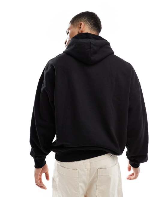 New Look oversized hoodie in black