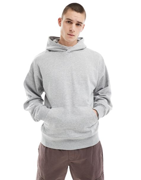Regular Fit Scuba hoodie - Grey marl - Men