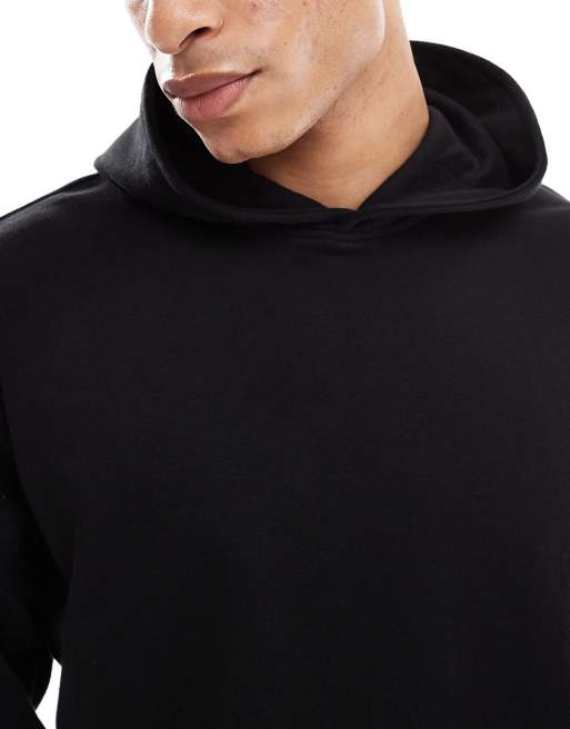 New Look - Oversized hoodie in zwart, 3 van 4