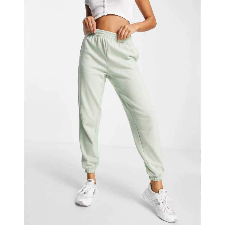 New Look oversized jogger in sage green ASOS