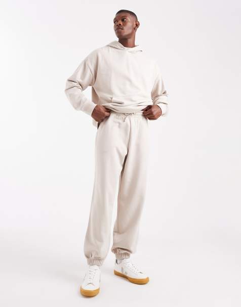 New Look oversized joggers co-ord in stone  - view 1