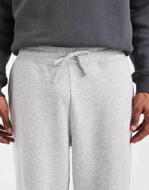 New Look oversized joggers in grey marl, 4 of 5
