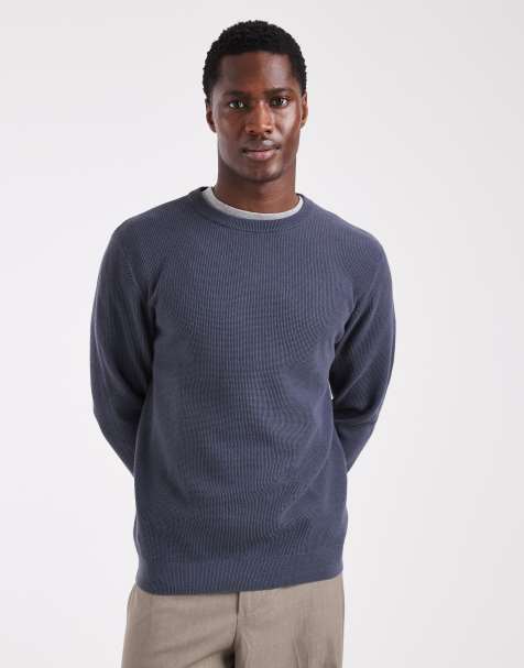 New Look oversized jumper in petrol blue - view 1