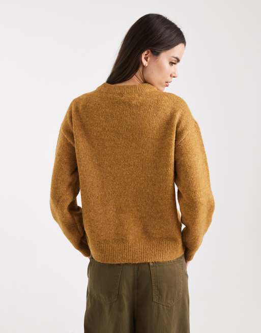 New Look oversized jumper in yellow, 4 of 4