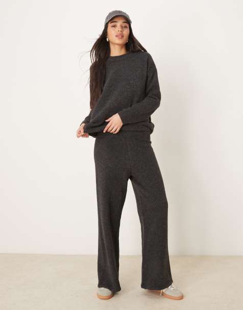 New Look oversized jumper & jogger co-ord in grey - view 1
