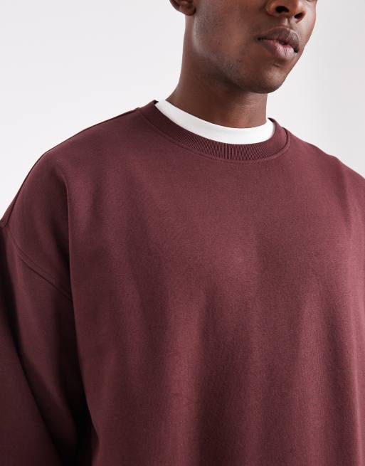 New Look oversized sweatshirt co-ord in dark brown, 5 of 5