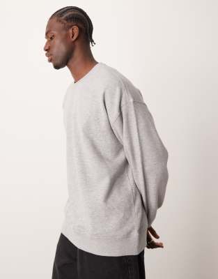 New Look oversized sweatshirt in grey