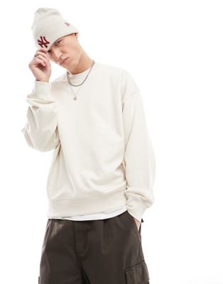 New Look oversized sweatshirt in off white - ASOS Price Checker