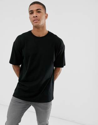 New Look oversized t-shirt in black | ASOS